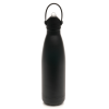 a black bottle with a handle