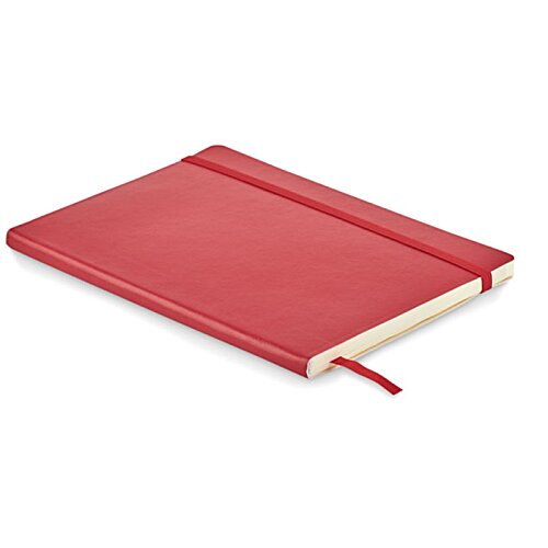 Additional Image 2 - a red notebook with a red cover