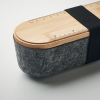 View Image 4 of 5 of Bamboo Felt Pencil Case