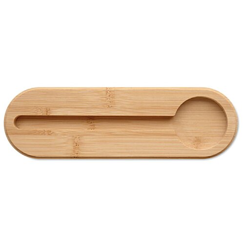 Additional Image 1 - a wooden spoon in a rectangular shape