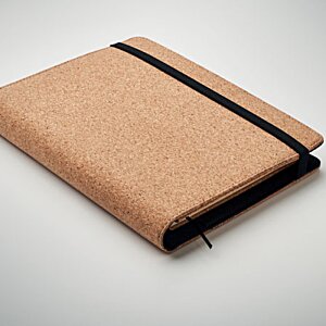 Additional Image 4 - a brown notebook with a black band