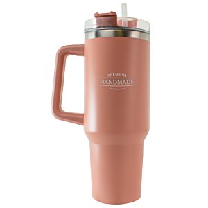 Additional Image 1 - a pink coffee mug with a handle