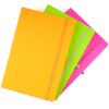View Image 2 of 5 of A5 Soft Touch Neon Notebook - Printed