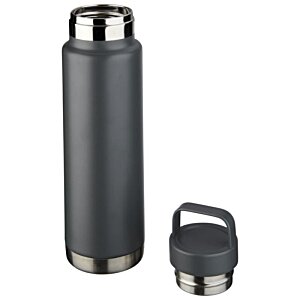 Additional Image 1 - a black and silver thermos