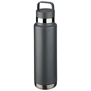 Additional Image 3 - a black and silver water bottle