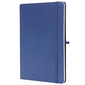 Additional Image 1 - a blue notebook with a button