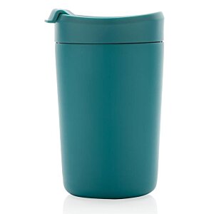 Additional Image 1 - a blue tumbler with a lid