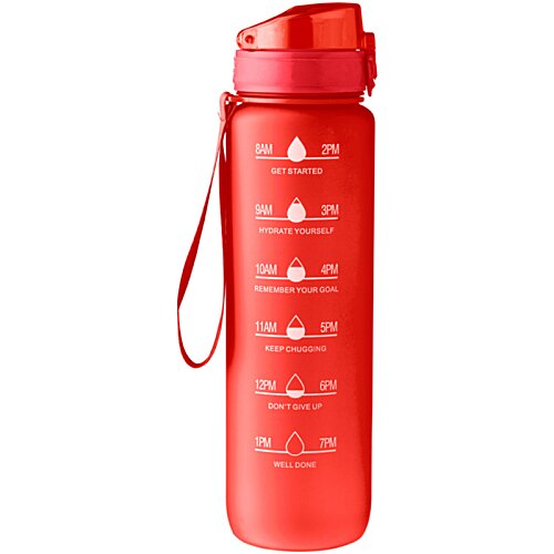 Additional Image 5 - a red water bottle with a strap