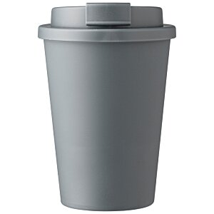 Additional Image 2 - a grey plastic cup with a lid