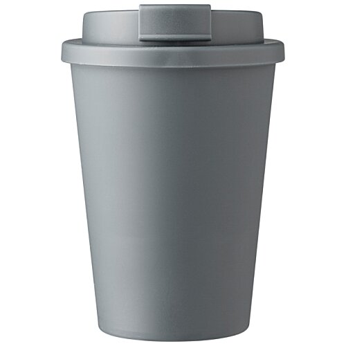 Additional Image 2 - a grey plastic cup with a lid