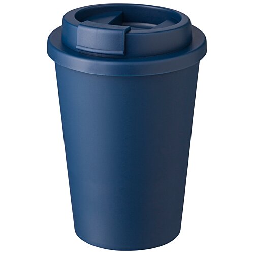 Additional Image 4 - a blue plastic cup with a lid