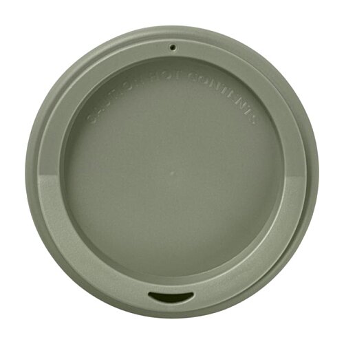 Additional Image 2 - a round white plate with a black button