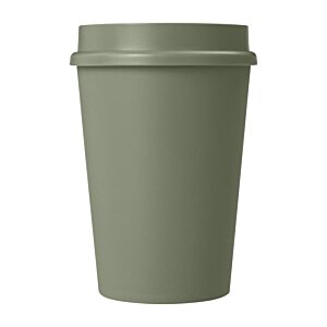 Additional Image 1 - a grey plastic cup with a lid