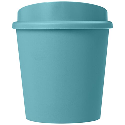 Additional Image 1 - a blue plastic cup with a lid