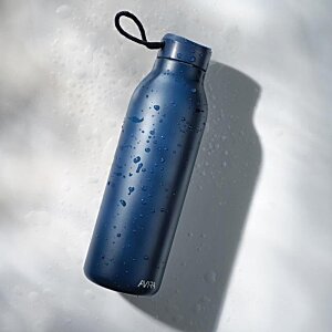 Additional Image 2 - a blue water bottle on a white surface