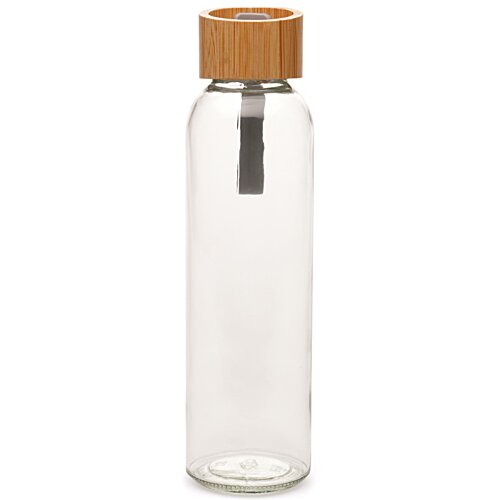 Additional Image 1 - a clear glass bottle with a brown cap