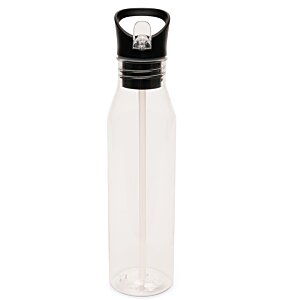 Additional Image 4 - a clear bottle with a black top