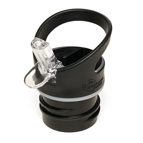 Additional Image 7 - a black water bottle with a clear handle
