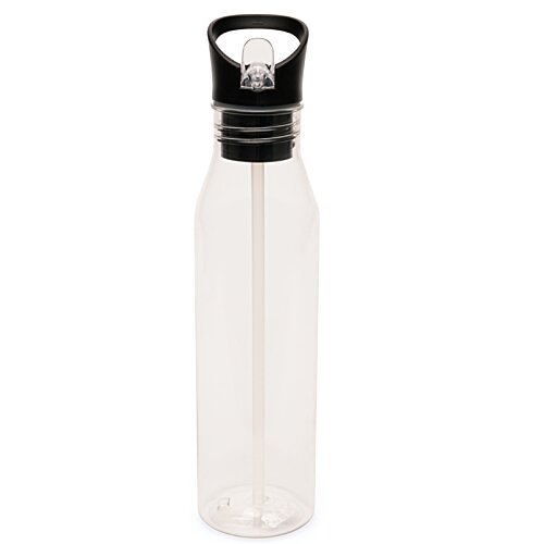 Additional Image 4 - a clear bottle with a black top