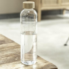 a bottle of water on a table