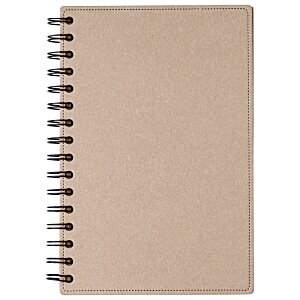 Additional Image 3 - a brown spiral notebook with black spirals