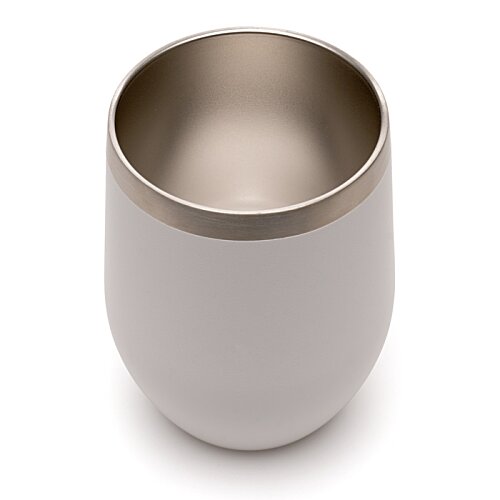 Additional Image 2 - a white and silver cup