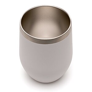 Additional Image 2 - a white and silver cup