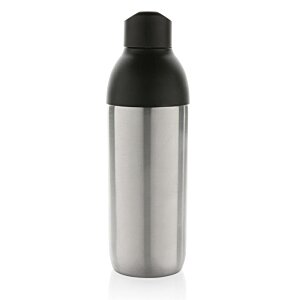 Additional Image 5 - a silver and black water bottle