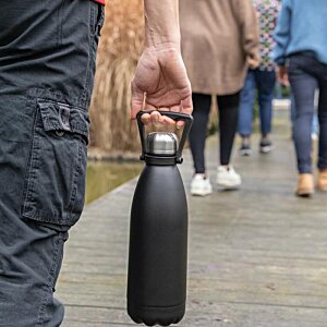 Additional Image 4 - a person holding a black water bottle