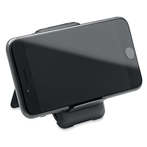 Additional Image 3 - a black cell phone on a stand