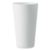 a white cup on a white background