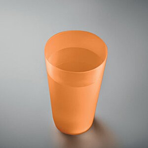 Additional Image 7 - an orange cup on a gray surface