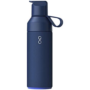Additional Image 3 - a blue water bottle with a strap