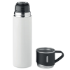 a white and black thermos