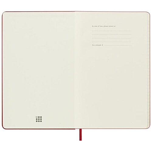 Additional Image 3 - a white notebook with a red bookmark