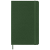 a green book with a cord