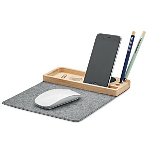 Additional Image 6 - a mouse and a mouse pad with a phone and pencils