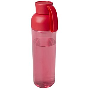 Additional Image 6 - a pink water bottle with a red lid