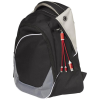 a black and grey backpack