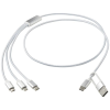 a white cable with connectors