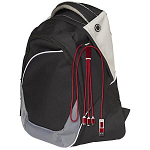 Additional Image 6 - a black and white backpack
