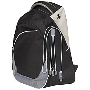 Additional Image 4 - a black and grey backpack