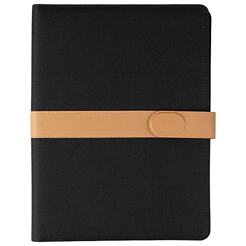 Additional Image 2 - a black and tan rectangular object with a brown band