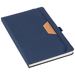 Additional Image 1 - a blue notebook with a yellow handle