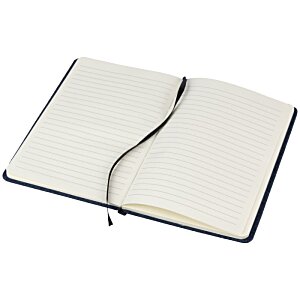 Additional Image 1 - a white notebook with a black band