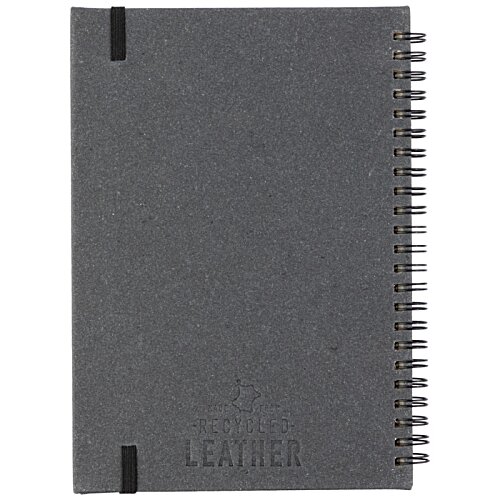 Additional Image 2 - a grey notebook with black edges