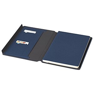 Additional Image 5 - a blue notebook with a black cover