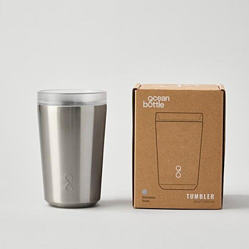 Additional Image 7 - a silver cup next to a brown box
