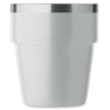 Additional Thumbnail Image 2 - a white cup with silver lids
