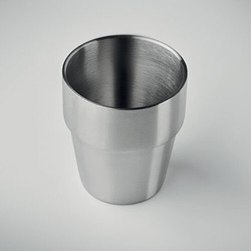 Additional Image 5 - a silver cup on a white surface